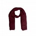 Plain stole in crinkled cotton fabric - Dark maroon